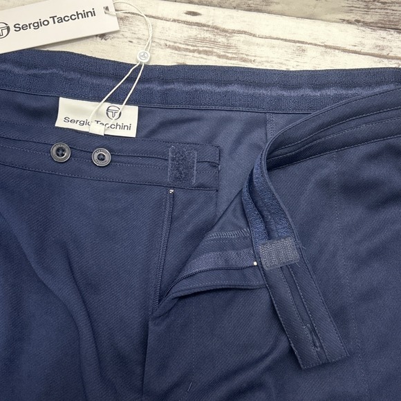 Sergio Tacchini Supermac Tennis Short Maritime Blue 3XL (40) 4" Inseam NEW - Picture 5 of 10